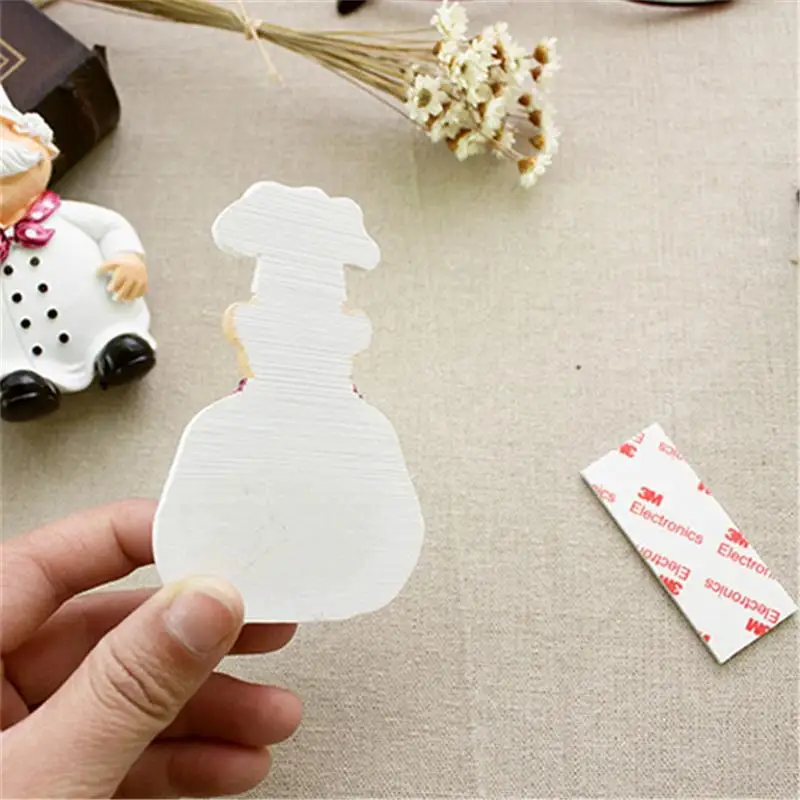 

Kitchen Punch-free Super Glue Cartoon Bear Chef Key Storage Hanger Hook Bathroom Towel Storage Power Plug Hook