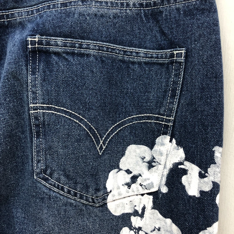 

Damage Loose Adererror Jeans Men Women Streetwear Denim Ader Error Pants Trousers