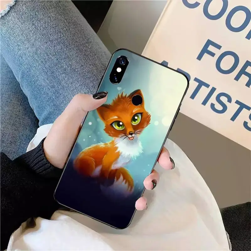 

Anime funny foxs cartoon Phone Case For Xiaomi Redmi 7 9t a3 9se k20 mi8 max3 lite 9 note 8 9s 10 pro