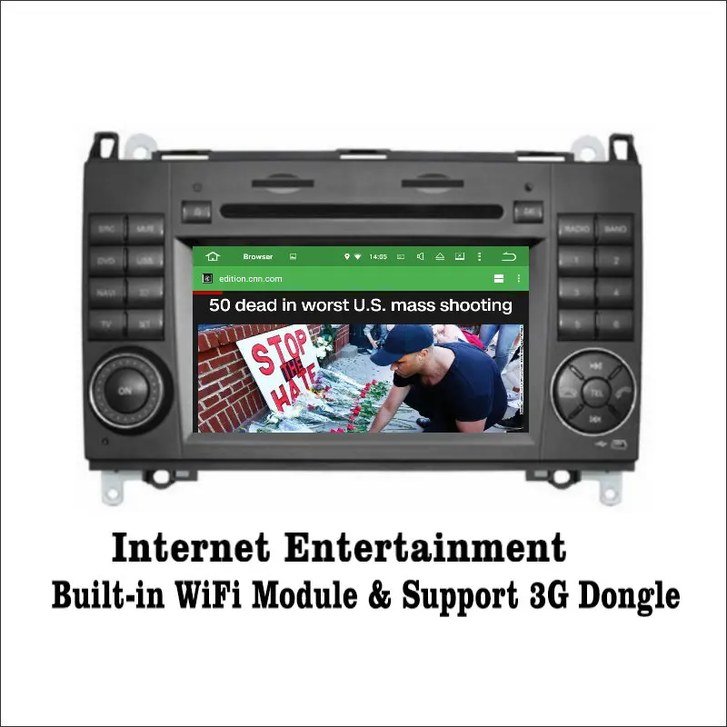 Liislee Android 7.1 2G RAM For Mercedes Benz B Class W245 Car Radio Audio Video Multimedia DVD Player WIFI GPS Navi Navigation | Автомобили