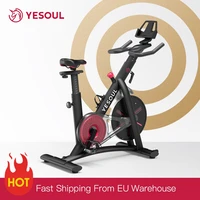 yesoul s3 spinning cycling belt drive indoor exercise bike indoor stationary bike support app bluetooth 4 0 connection