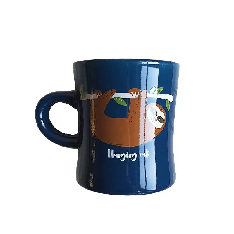 

Brief Hanging Out Sloth Ceramics Mugs coffee mug Milk Tea office Cups Drinkware the Best birthday Gift