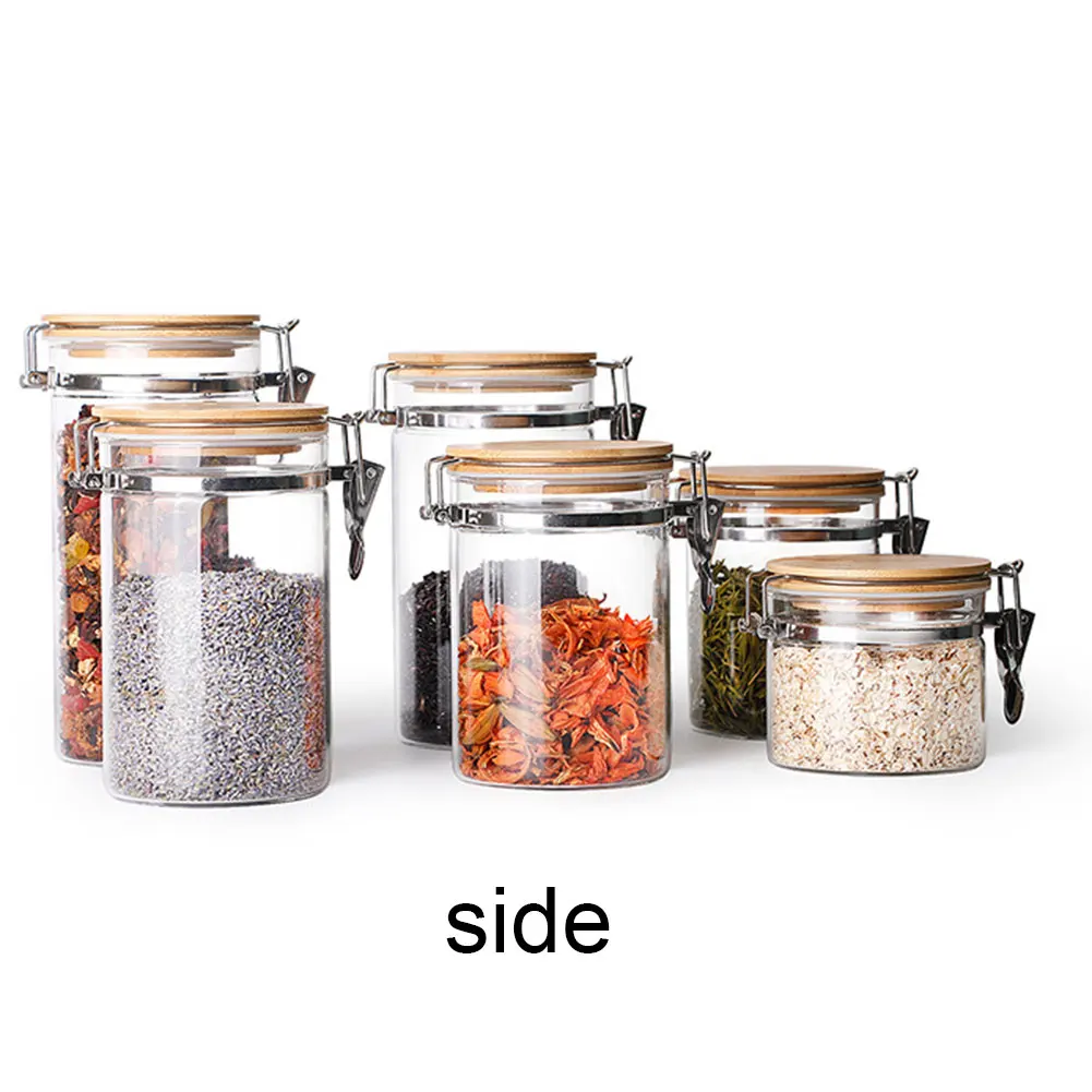 1 шт. маленькие стеклянные бутылки стеклянная банка чай кофе в зернах сахар соль