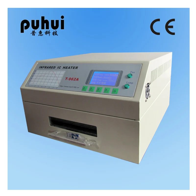 Инфракрасный нагреватель PUHUI T-962A духовка для заправки BGA SMD SMT переделки 1 градус