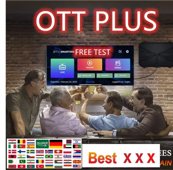 

OTT 4K TV TEST XXX Smart TV Android TV screen protector MAG for ITALY GERMANY NETHERLAND CANADA TURKEY UK USA ARABIC EU TEST XXX