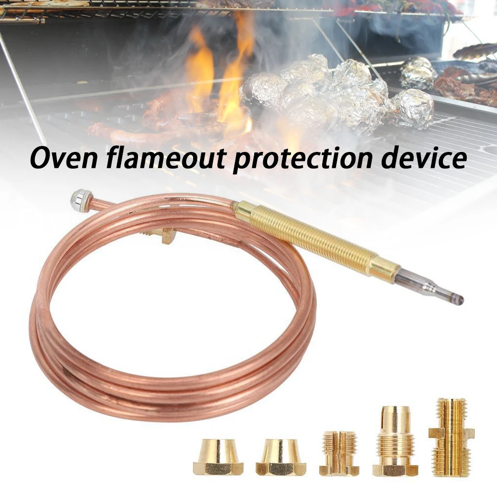 

Универсальный Набор термопары с 5 наконечниками с винтовой головкой, датчик температуры, Сменный датчик для нагревателя, гриля, духовки, 30 м...