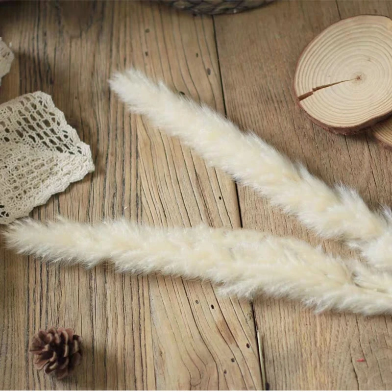 

15Pcs Dekoration Pampas Grass Real Dried Reed Flowers Bouquet Home Decor Wedding Decoration Preservadas Natural Decor For Room