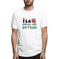 i love someone with autism for teachers and parent graphic tee mens short sleeve t shirt cotton funny tops