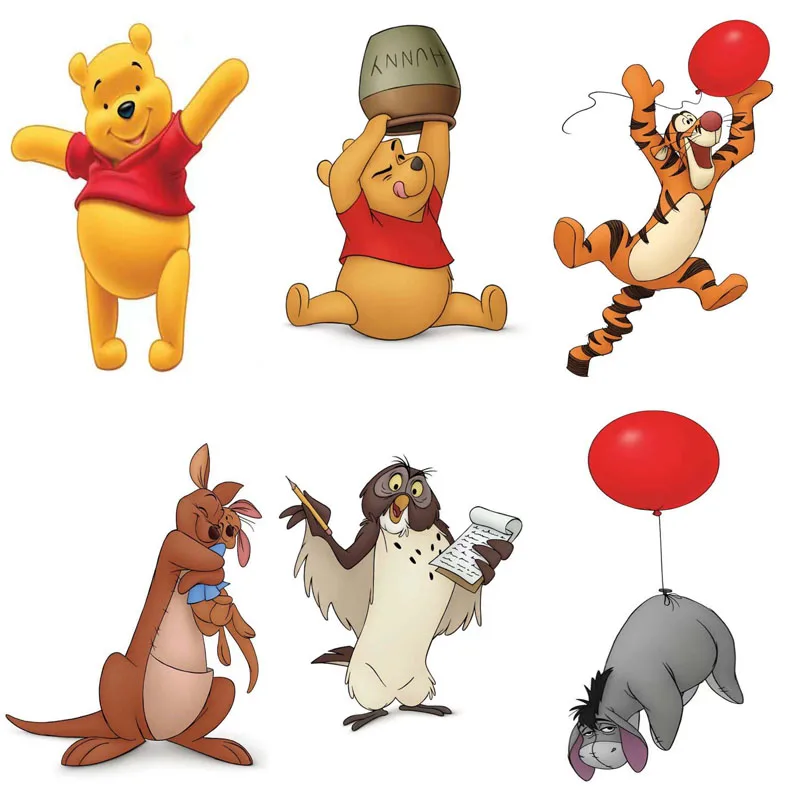 

Стикеры Disney с изображением пуха и медведя