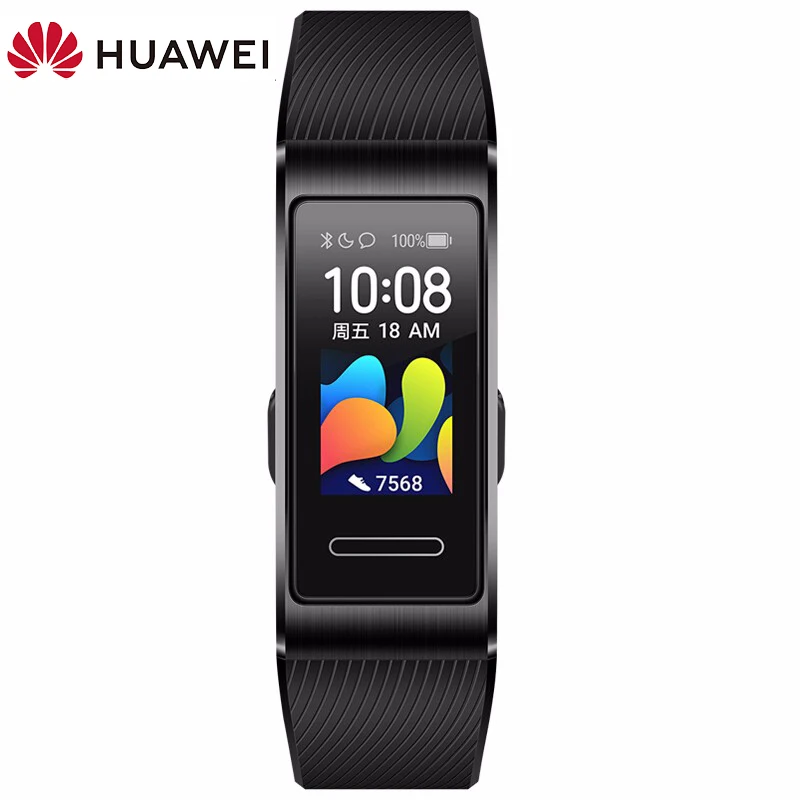 

Смарт-карта Huawei Band 4 Pro с цветным циферблатом, смарт-браслет с NFC, независимым GPS для контроля здоровья и занятий спортом