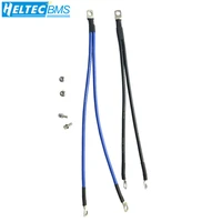 1set silicon wire 8awg heatproof soft silicone silica gel wire cable with copper nose for bms battery protetcion board