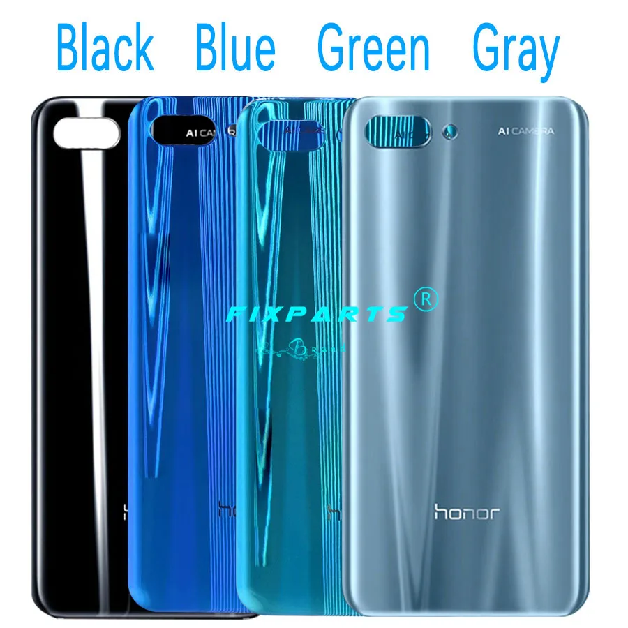 Заднее стекло для Huawei honor 10 задней крышки батарейного отсека Корпус + заднего