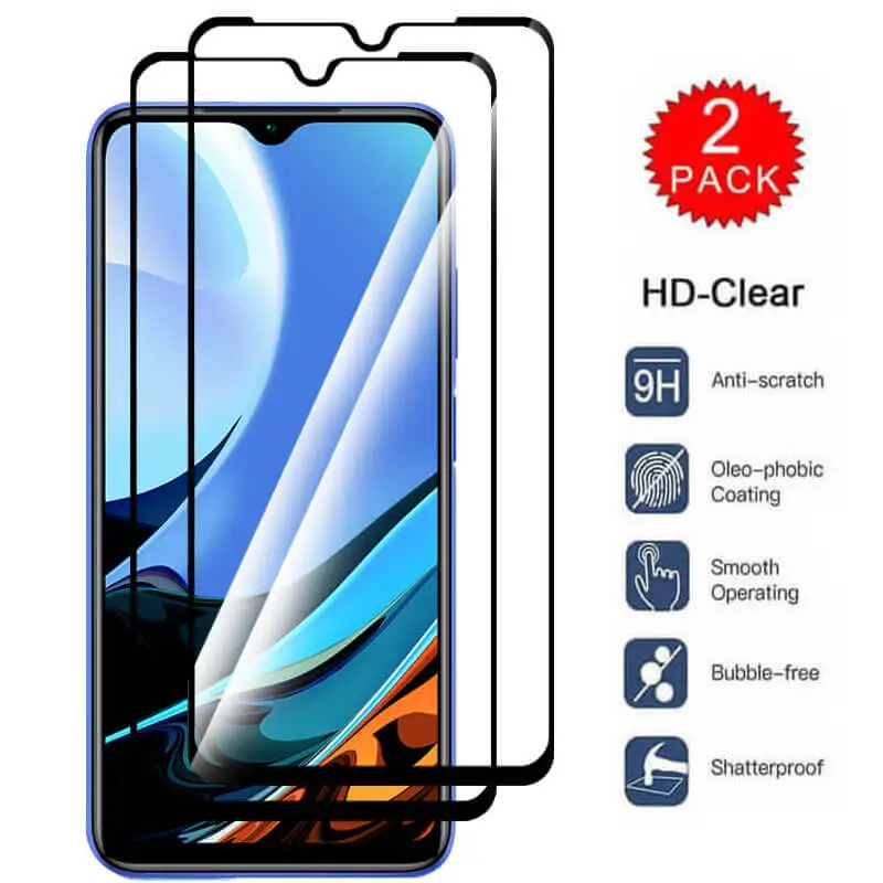 

2Pcs Protective Glass For Xiaomi Redmi 9T 9A 9C 9 Glass Screen Protector On Xaomi Xiomi Redme 9T Redmi9T Safety Phone Film Armor