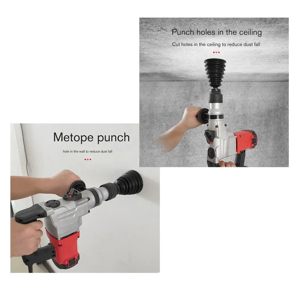 

Electric Hammer Drill Dust Cover for Power Impact Drill Bits Set Rubber Scalable Dust Collector Dustproof Collection