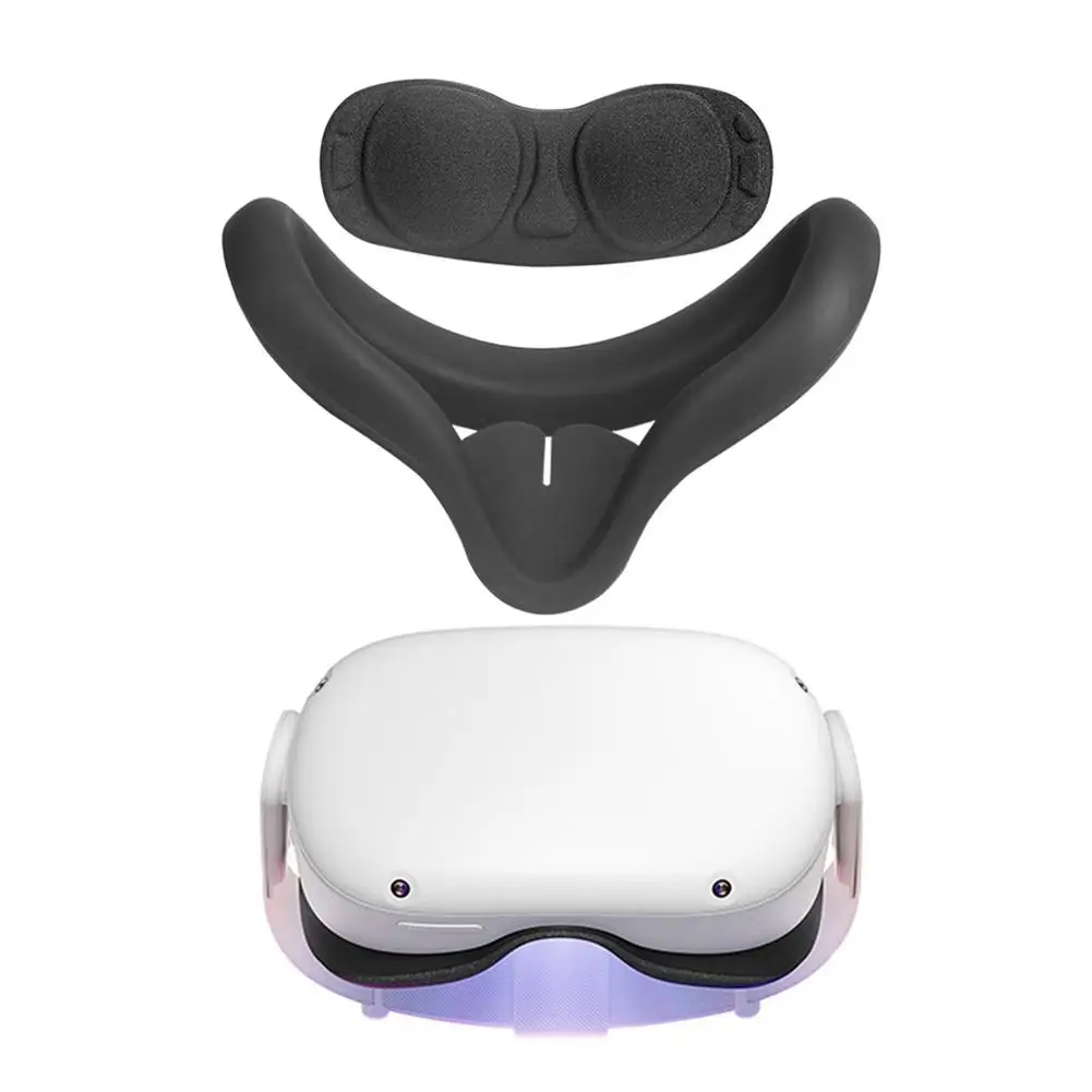 Мягкая силиконовая маска для глаз Крышка Накладка Oculus Quest 2 Очки виртуальной