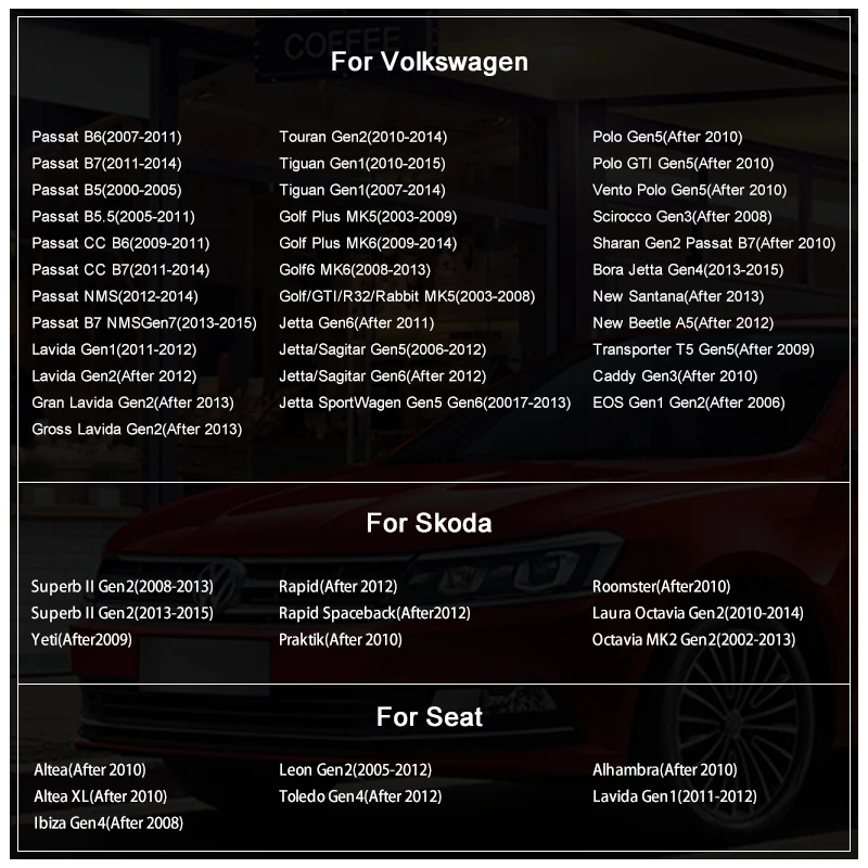 Junsun 2 din " автомобильный DVD Радио мультимедийный плеер авторадио для VW Golf 5 Passat b6 SEAT leon Tiguan Polo Skoda Octavia