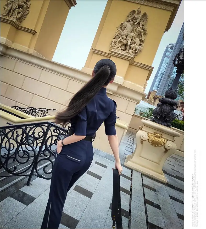 Новый весенне-осенний модный сексуальный брендовый женский комбинезон с