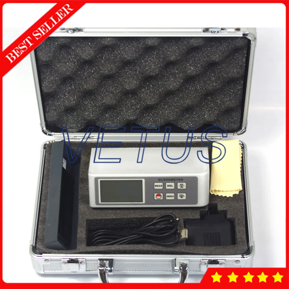 Paint Digital Gloss Meter Glossmeter 20 60 85 Three Angle AG-1268B 0.1~200GU Surface Cleaning Measurement Testing Equipment | Инструменты