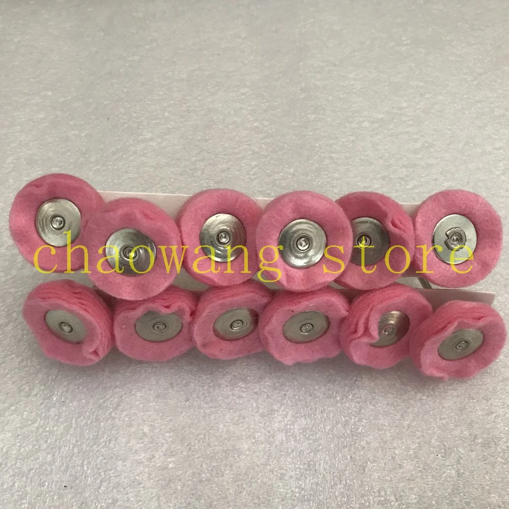 12 шт./лот ювелирные инструменты войлочная щетка полировальная розовое колесо для