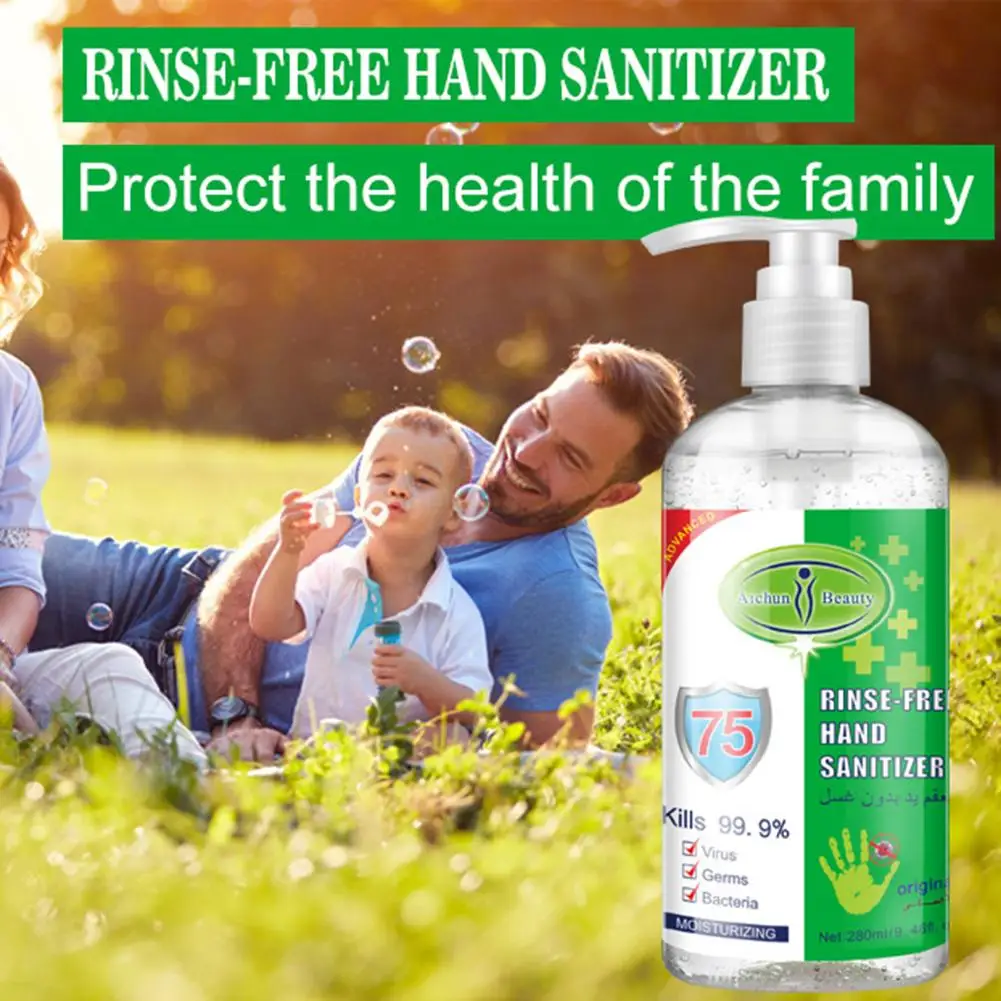 

280ml/500ml Portable Hand Sanitizer Antibacterial Disinfectant Gel No-Clean Quick-Dry Wipe Out Hand Sanitizer Gel For Home