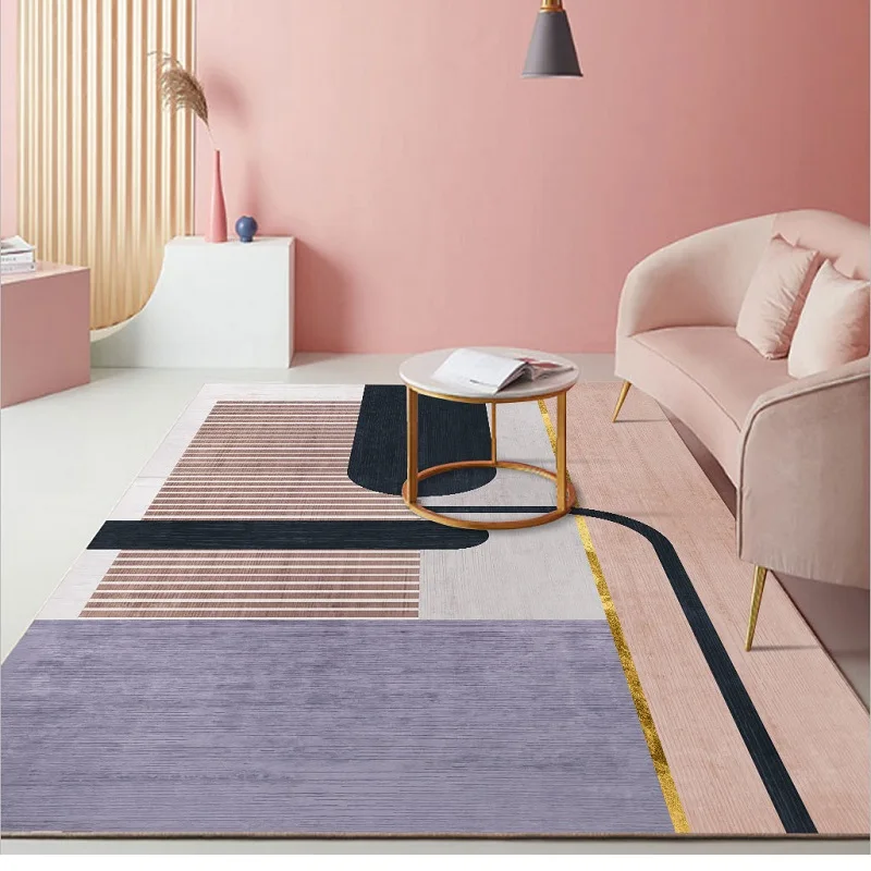 Европейский геометрический Коврик с классическим принтом для гостиной спальни