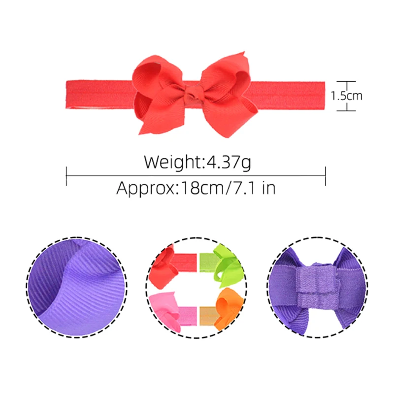 Lazos para el pelo para ni&ntilde;a peque&ntilde;a, diadema de nailon para beb&eacute;, diadema el&aacute;stica para reci&eacute;n nacido, turbante para ni&ntilde;a peque&ntilde;a, accesorios para envolver la cabeza-1