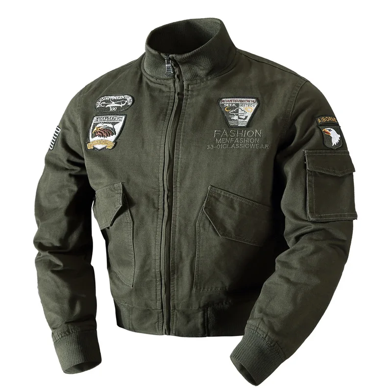 

Men's Jacket Fashion Slim Cotton Outdoor Casual Coat