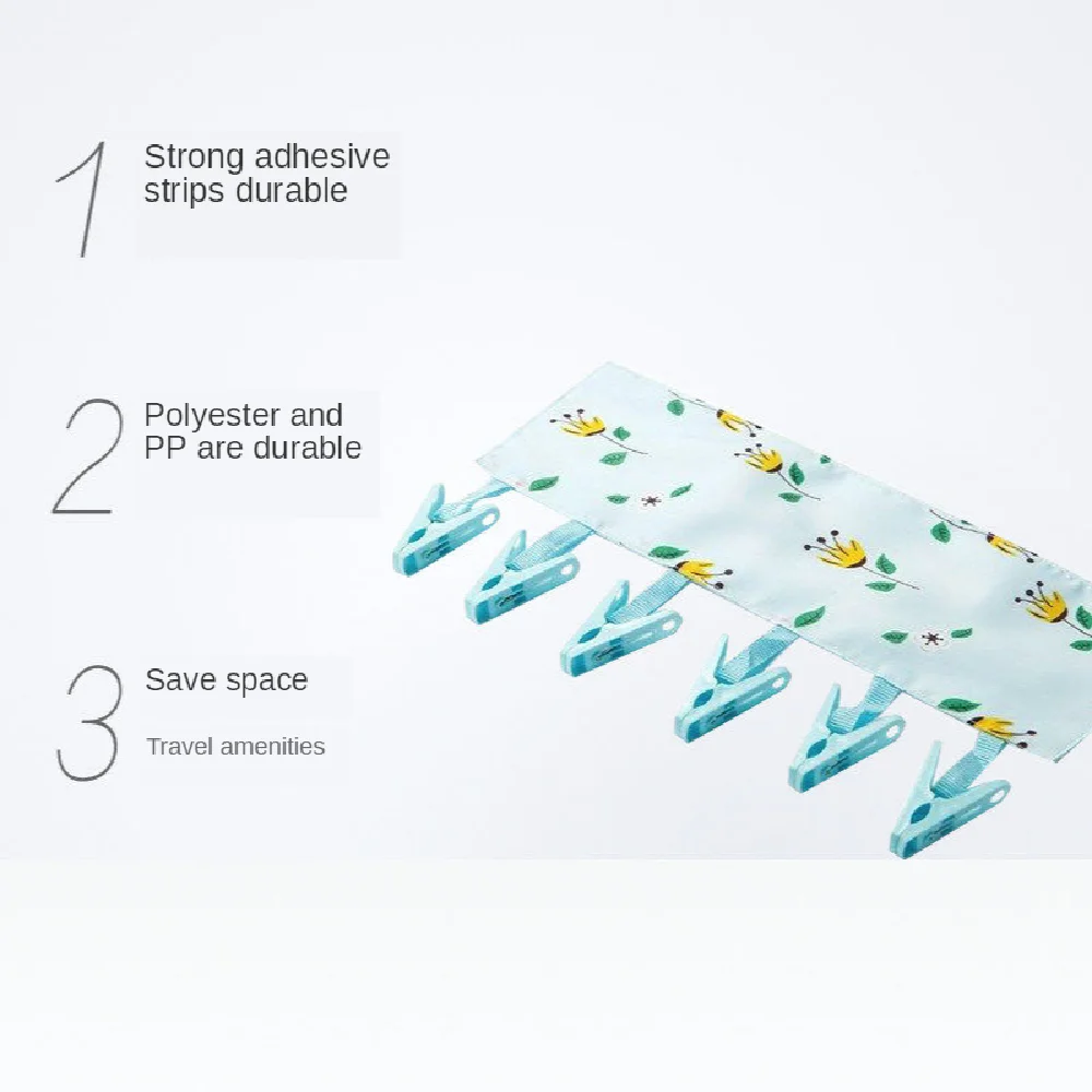 

Clothes Clip Portable Clothes Drying Rack Clothes Hanger for Travel Mesh Plastic Hook 6 Folding Portable Laundry Hanger