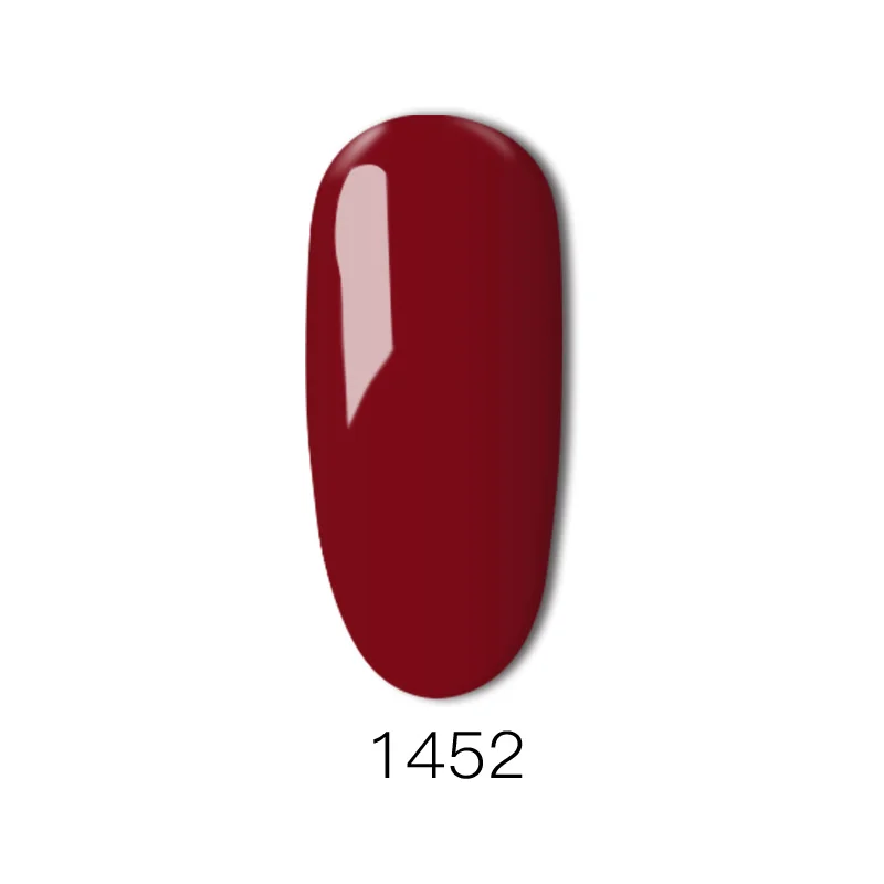 1 pc Nails Gel Polish Classic Red Soak Off Wine Red Color seires UV led lamp Hight quality Long Lasting Gel polish art nail - Цвет: 1452