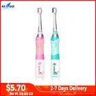 Зубная щетка Детская SEAGO, со светодиодной подсветкой, на батарейках От 3 до 12 лет