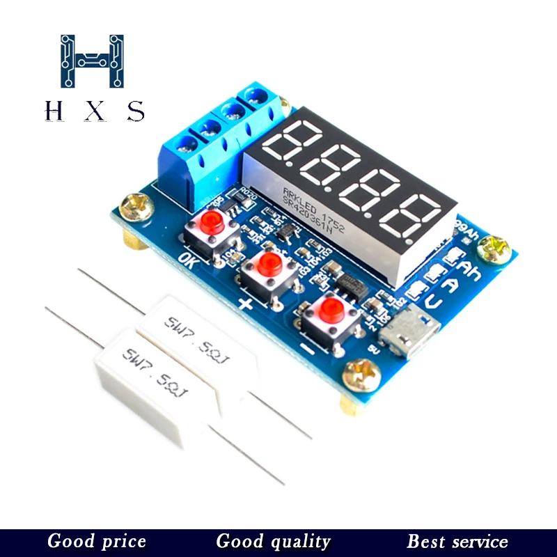 ZB2L3 Battery Tester LED Digital Display 18650 Lithium Power Supply Test Resistance Lead-acid Capacity Discharge Meter | Обустройство