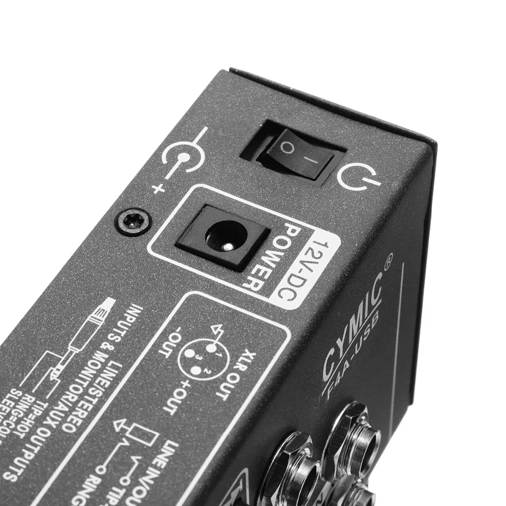 LEORY Профессиональный 4 канала Live DJ аудио микшер bluetooth звук микшерный пульт с USB MP3 Разъем для караоке KTV музыкальное шоу