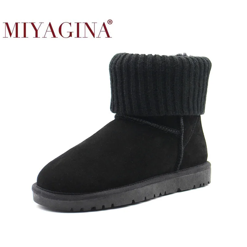 Опт/розница! Классические Водонепроницаемые зимние ботинки из натуральной