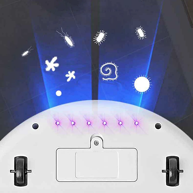 Automatic Sweeping Robot Mini Home Portable Intelligent Vacuum Cleaner UV Lamp Function 4 in 1 | Бытовая техника