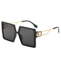 square oversized sunglasses 2021 fashion women men luxury brand designer sun glasses famale retro eyewear uv400 shades oculos