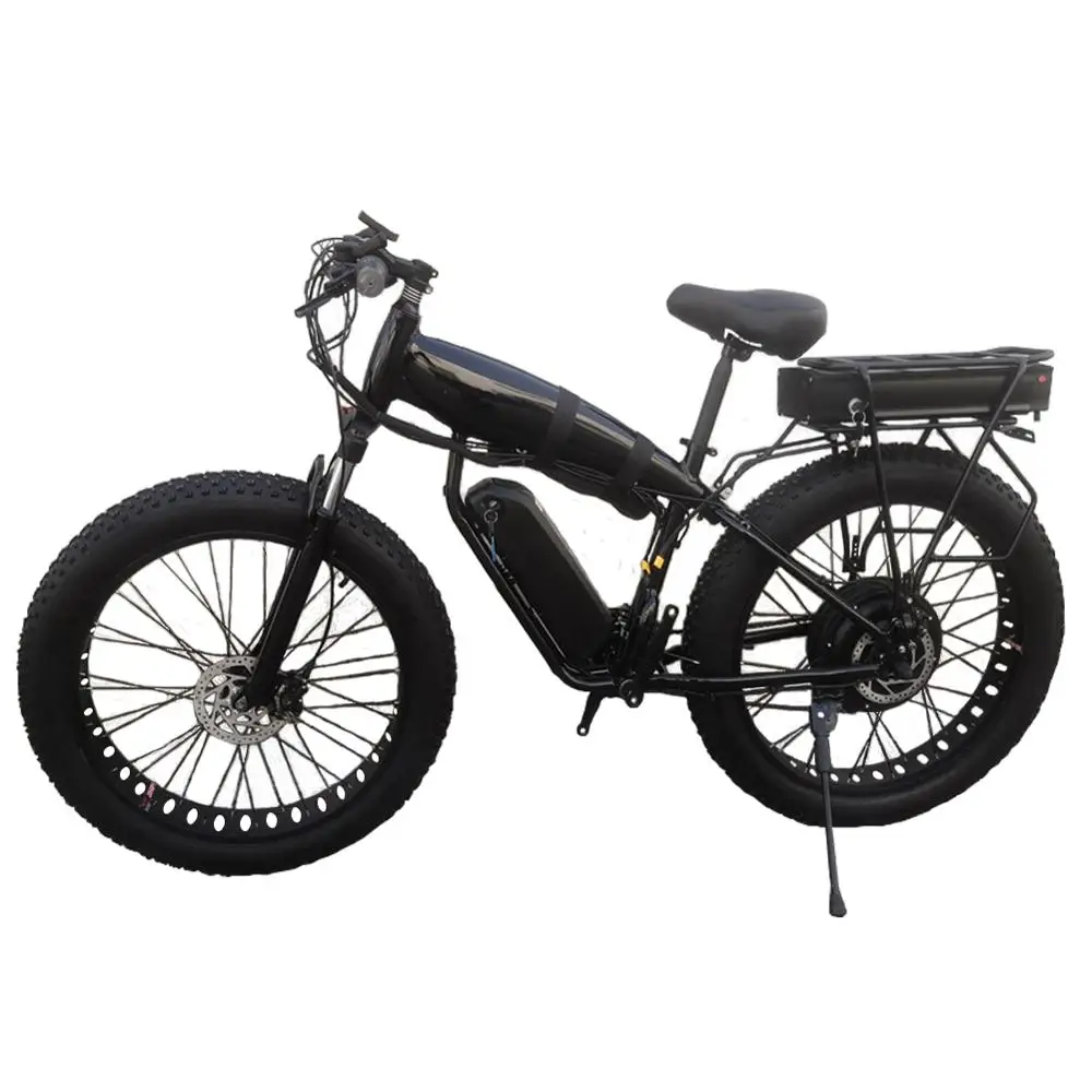 Двигатель для внедорожного горного велосипеда с двумя аккумуляторами 48 в 1500 Вт