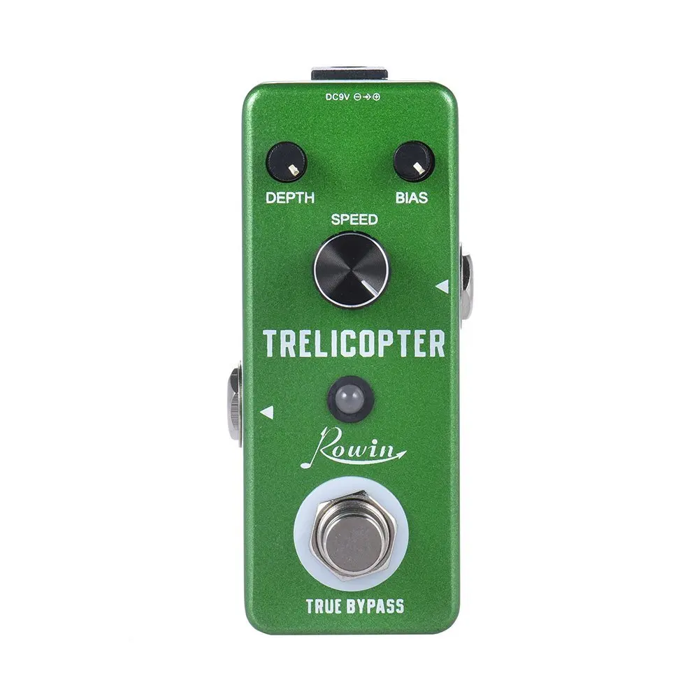 

Rowin LEF -327 Guitar Trelicopter Effect Classic optical tremolo BIAS knob Effect pedals