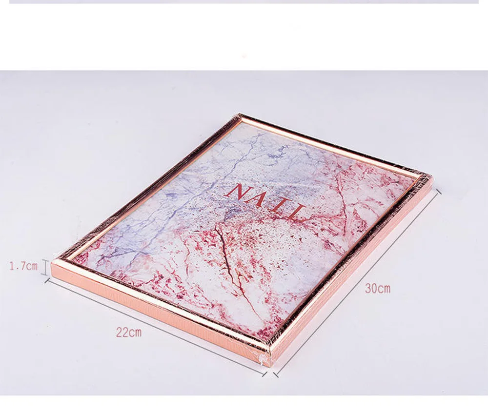 Демонстрация накладных ногтей из розового золота мраморный дизайн демонстрация