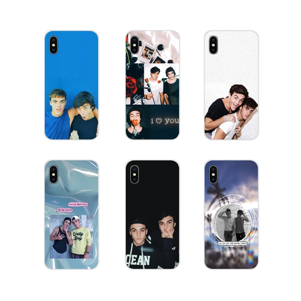 Silicone Skin Cover For Apple iPhone X XR XS 11Pro MAX 4S 5S 5C SE 6S 7 8 Plus ipod touch 5 6 Dolan Twins Grayson Ethan Colorful | Мобильные
