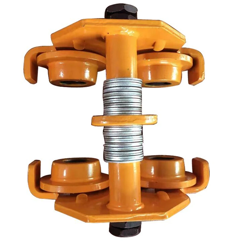 1 тонна Обычная тележка с нажимной балкой Монорельсовая подъемной цепью цепной