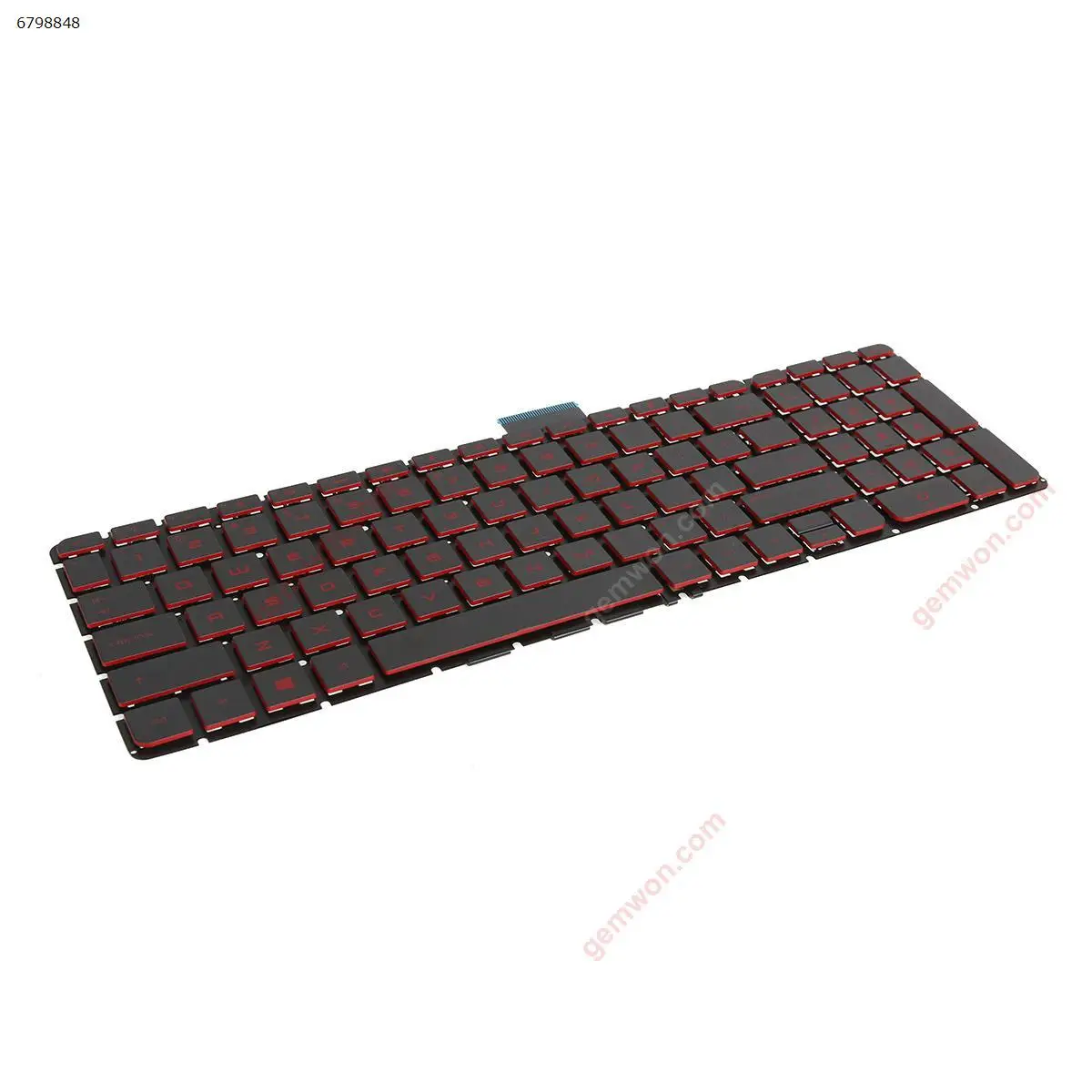 Новая клавиатура QWERTY для ноутбука HP Omen 15-AX000 15-AX100 15-AX200 с Красной печатью и красной