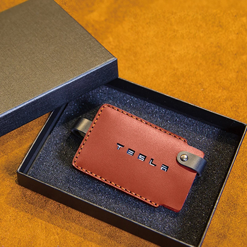 Стайлинг автомобиля кожаный чехол для ключей защитный ручной работы держатель