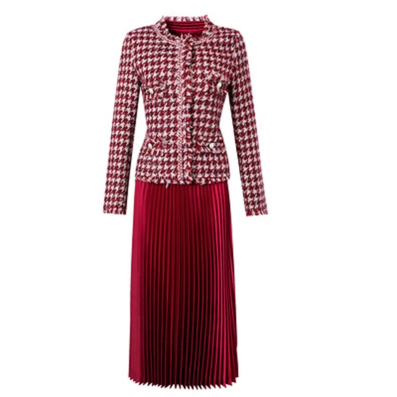 2021 модные осенне-зимнее Пышное аромат офисные женские туфли тысяч птица твидовое