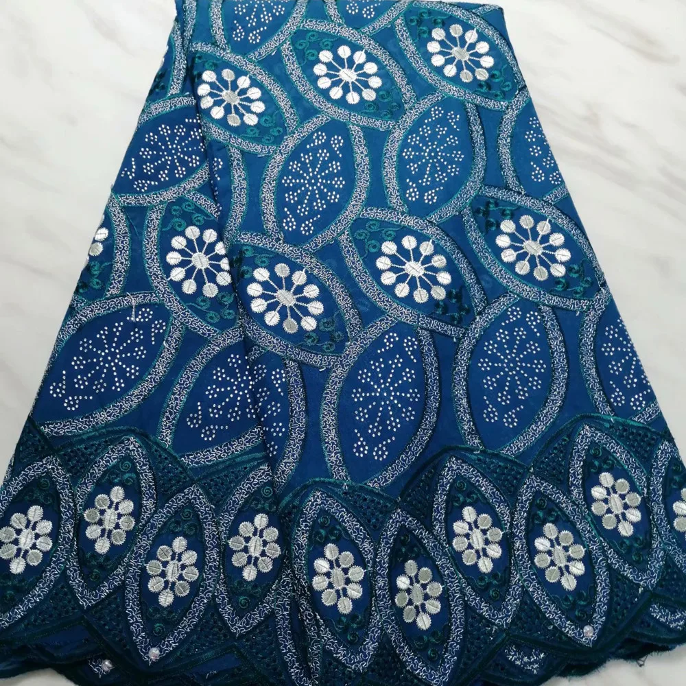 

2019 High quality stone Water soluble Embroidery African cord french guipure swiss cotton lace Fabric for dress 5y/lot TPL11339