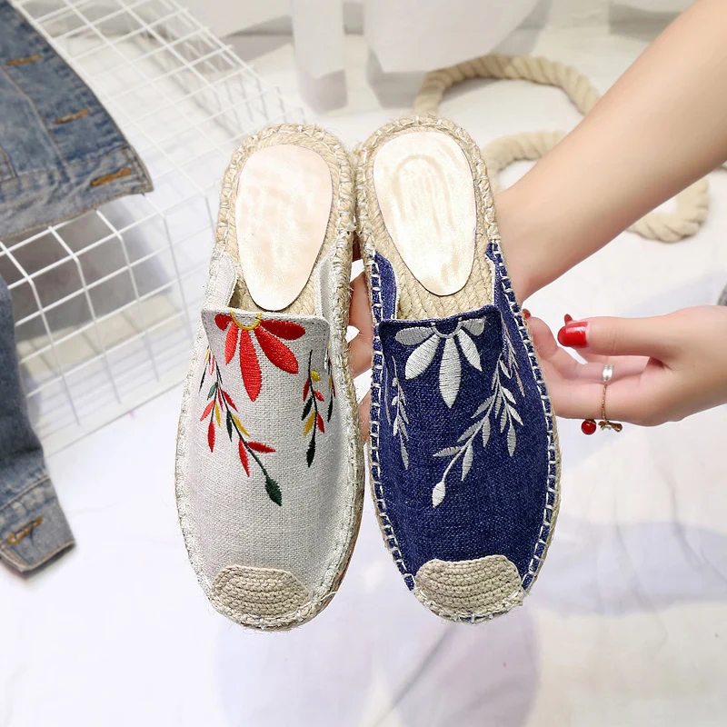 Новинка 2020 года женская обувь на плоской подошве классическая национальная