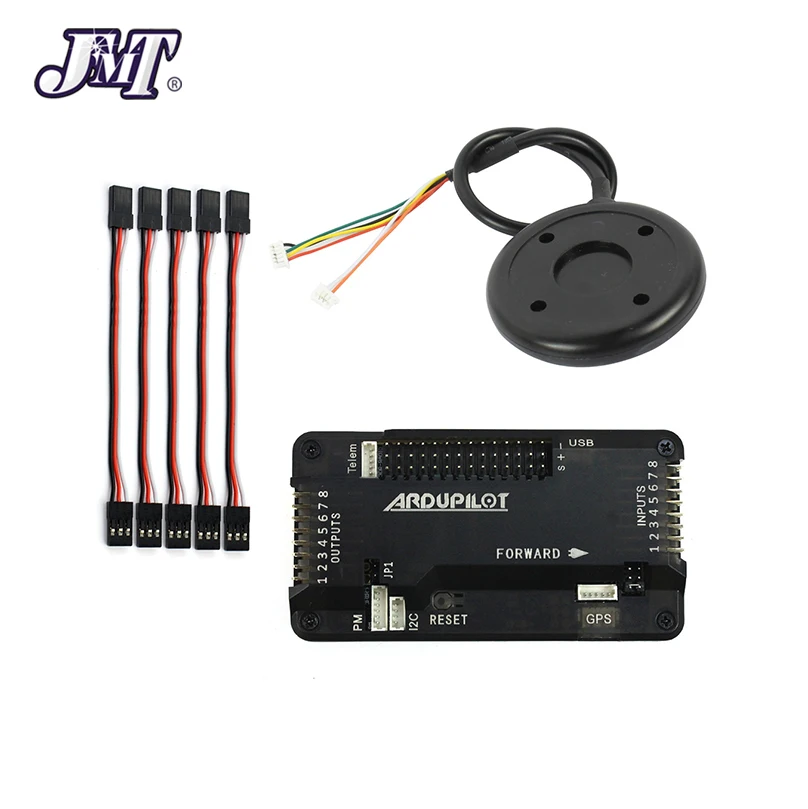 

JMT APM2.8 for DIY FPV RC Drone Multirotor APM 2.8 RC Multicopter Flight Controller Board with Case 6M GPS Compass