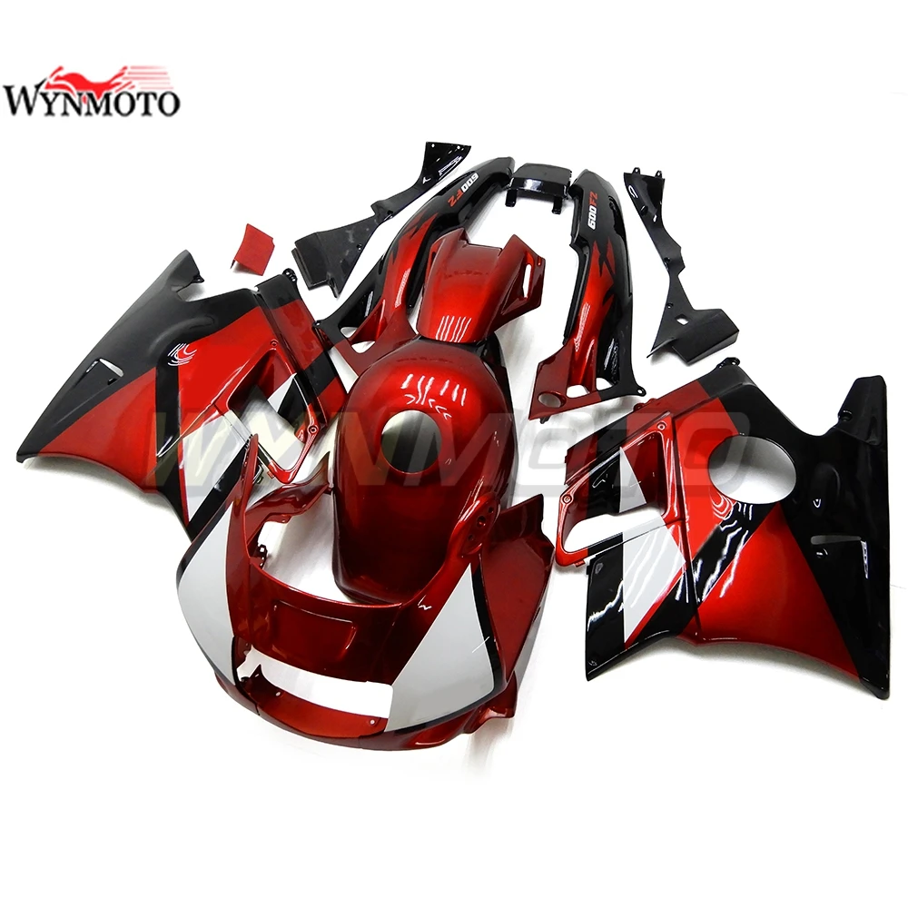 

Complete Red Black Fairings For Honda CBR600 F2 1991-1994 1992 1993 Year ABS Plastics Body Kits Motorbike Bodywork Covers Panels