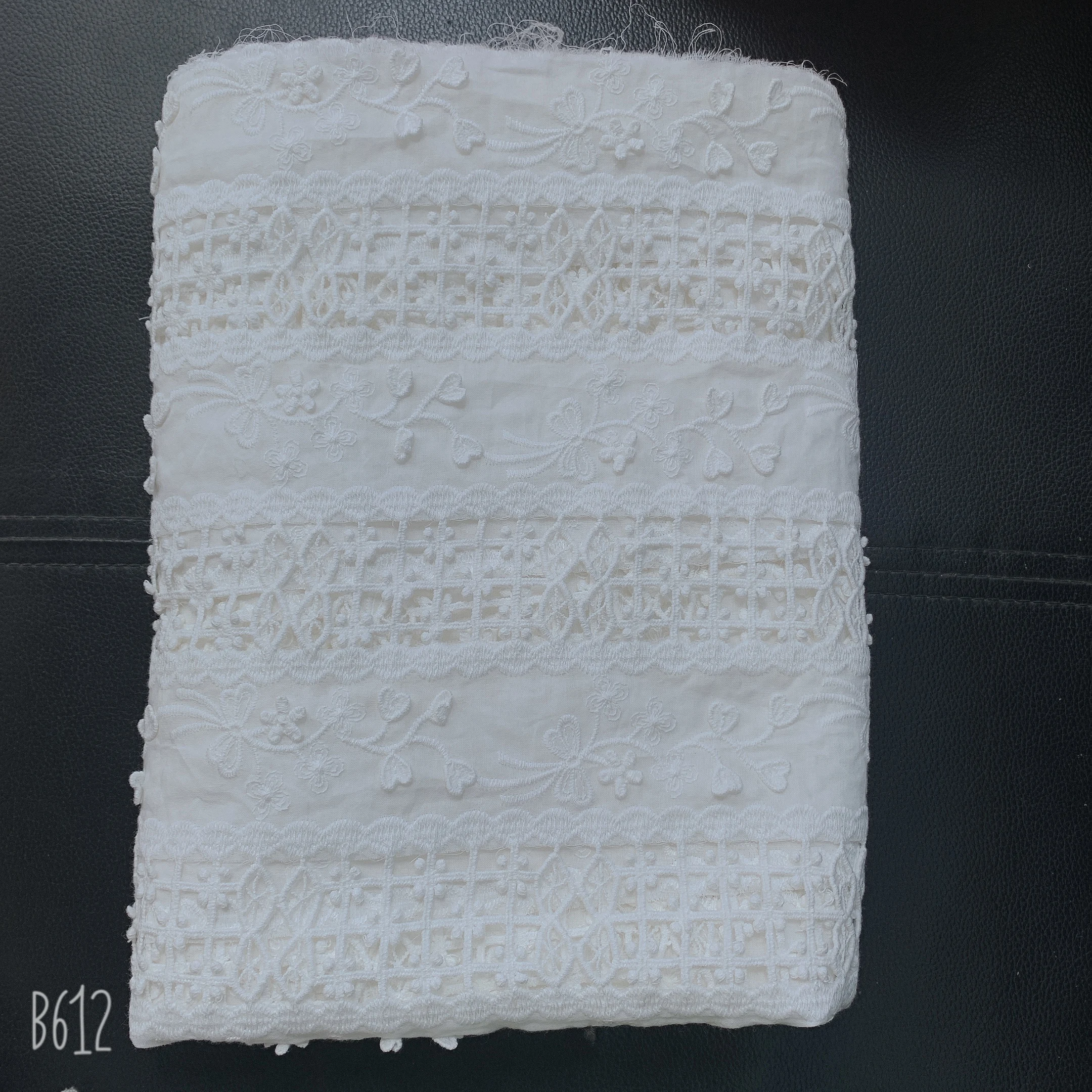 Новинка хлопчатобумажная ткань нить с вырезами 3D кружевная ручной работы