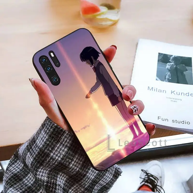 

Japanese Anime Your Name Phone Case For Huawei Y5 Y6 II Y7 Y9 PRIME 2018 2019 NOVA3E P20 PRO P10 Honor 10