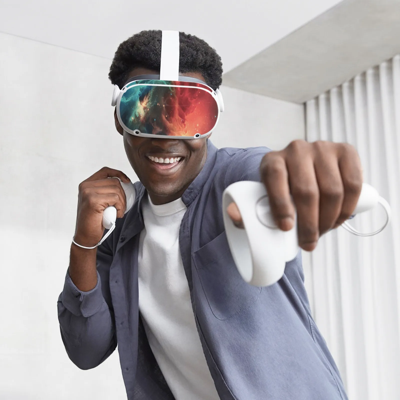 Защитная пленка для очков виртуальной реальности Наклейка Oculus Quest 2 наклейка на